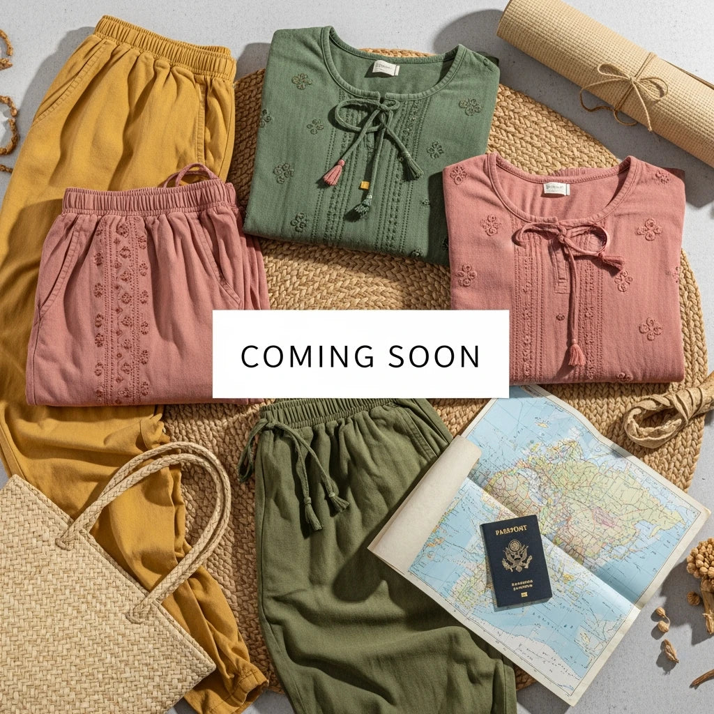 Nomad Sari Collection – Ethical, Artisan-Inspired Travel & Yoga Wear