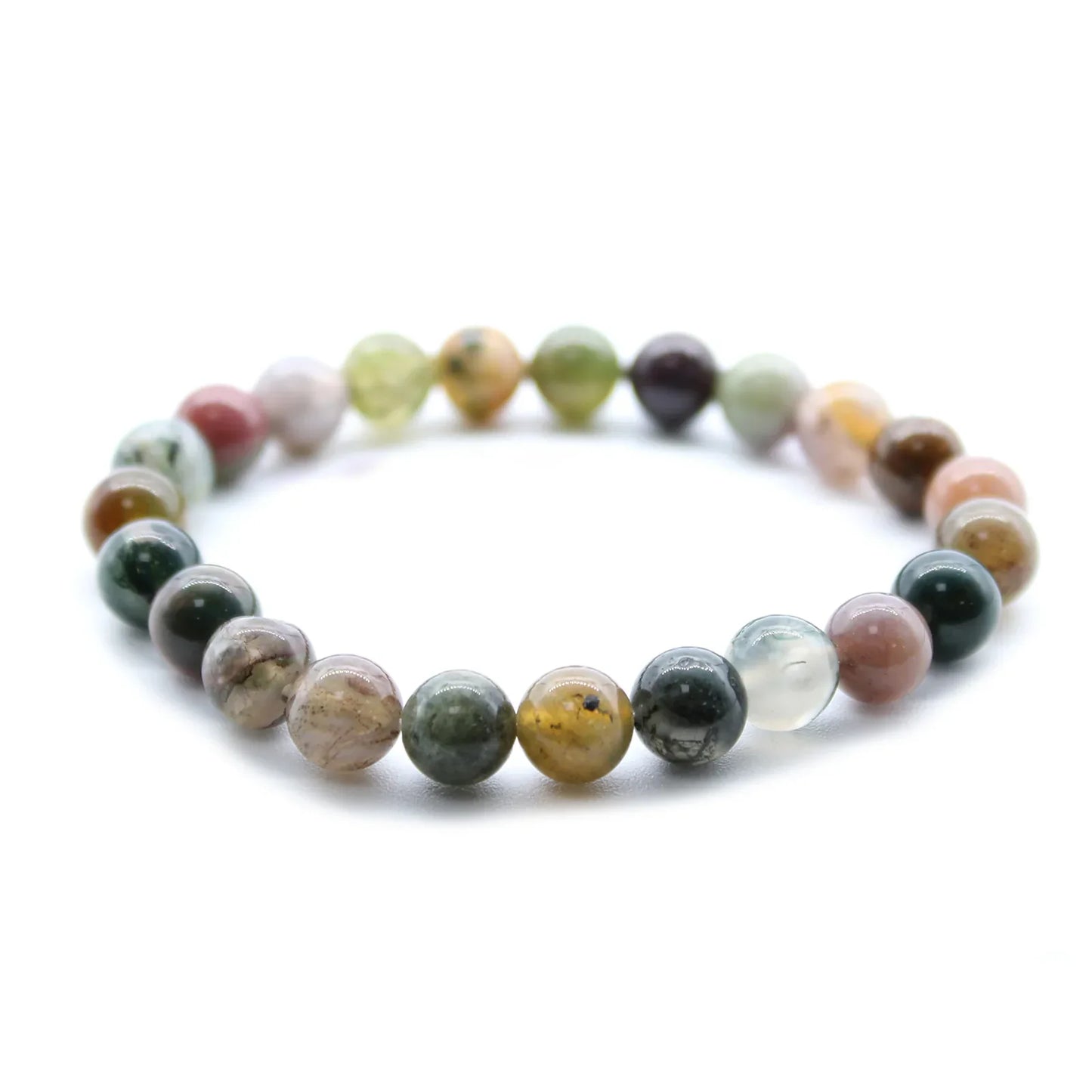 Moss Agate Power Bracelet – Grounding, Growth & Balance - Underground Allure