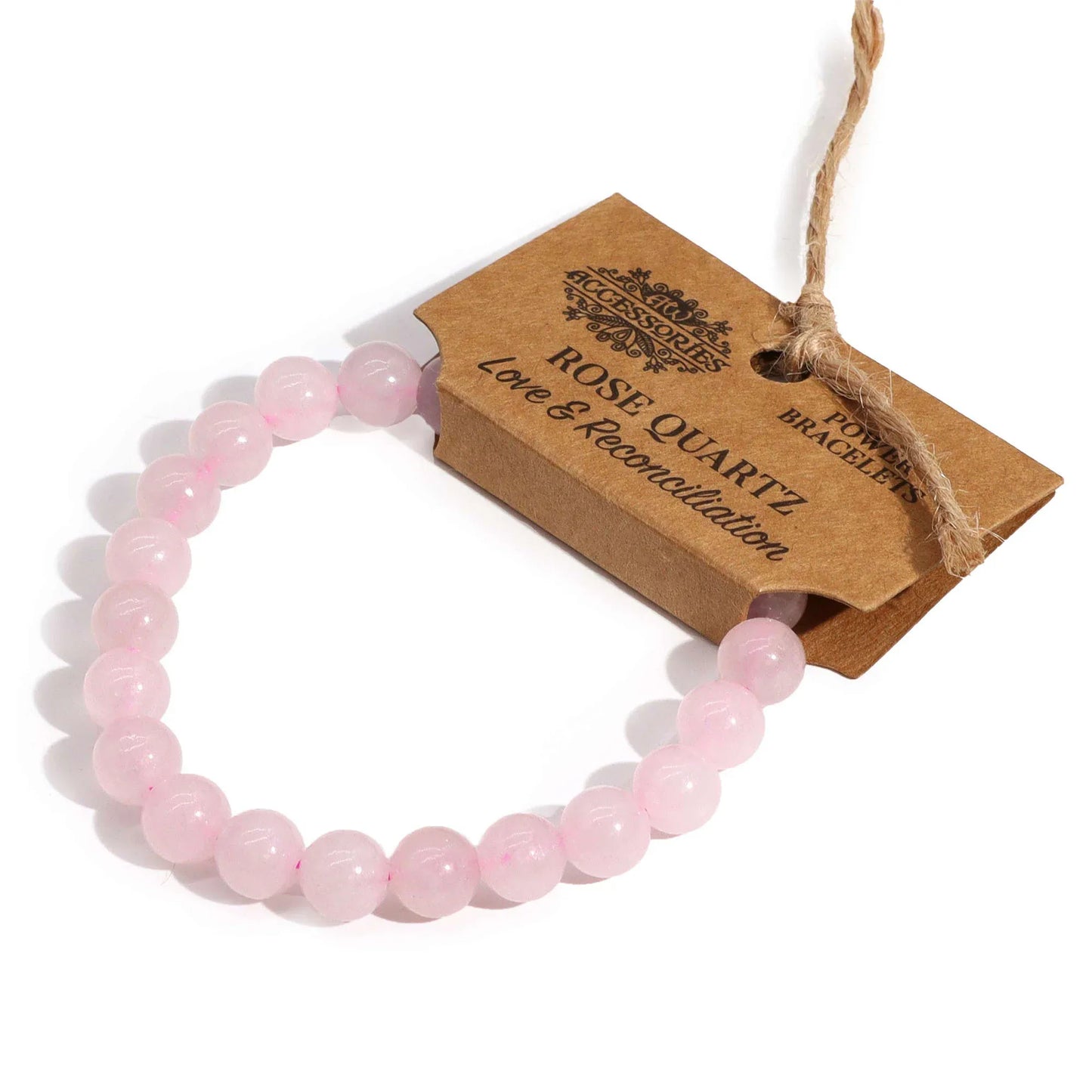 Rose Quartz Power Bracelet – Love, Self-Love & Gentle Healing - Underground Allure