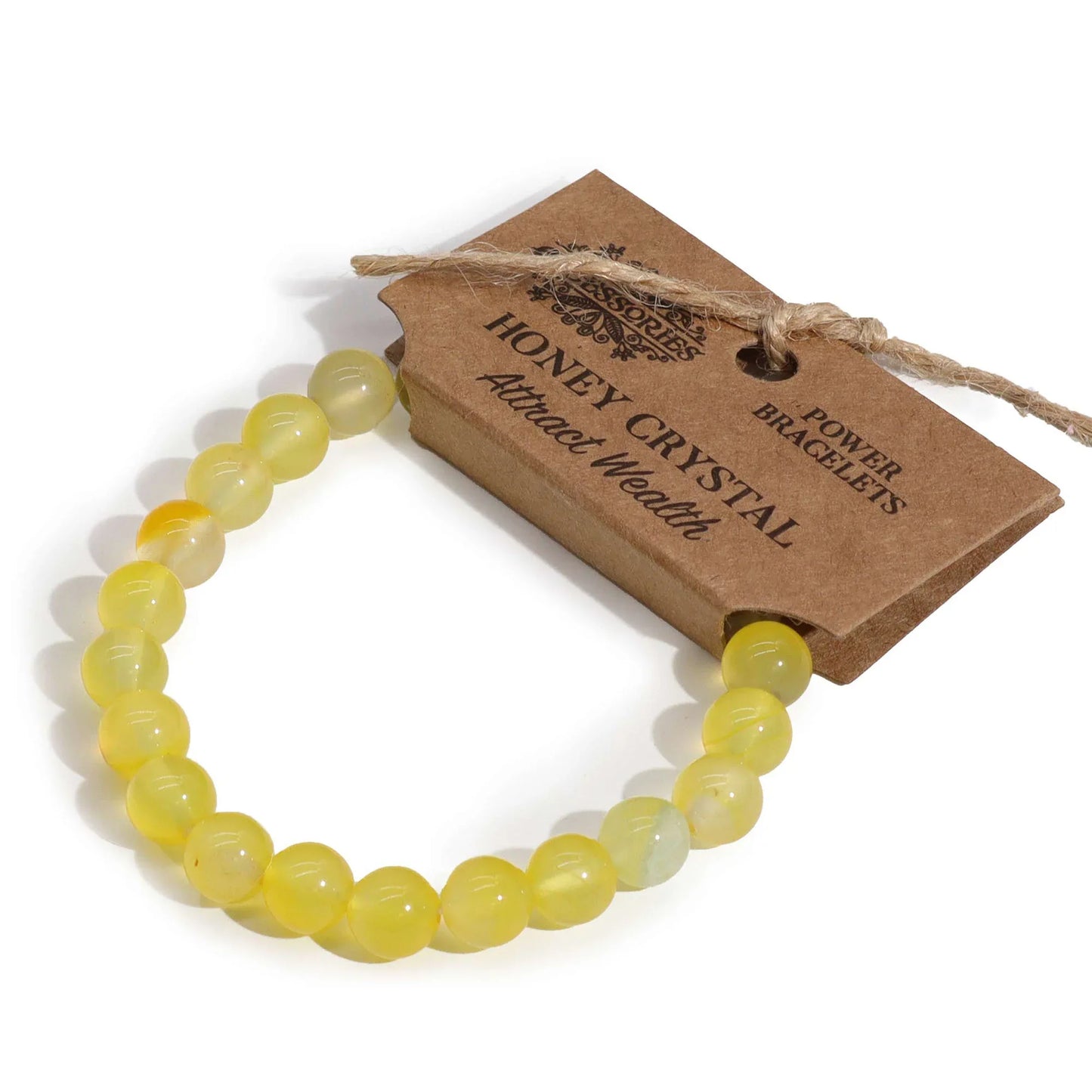 Honey Crystal Power Bracelet – Positivity & Confidence - Underground Allure