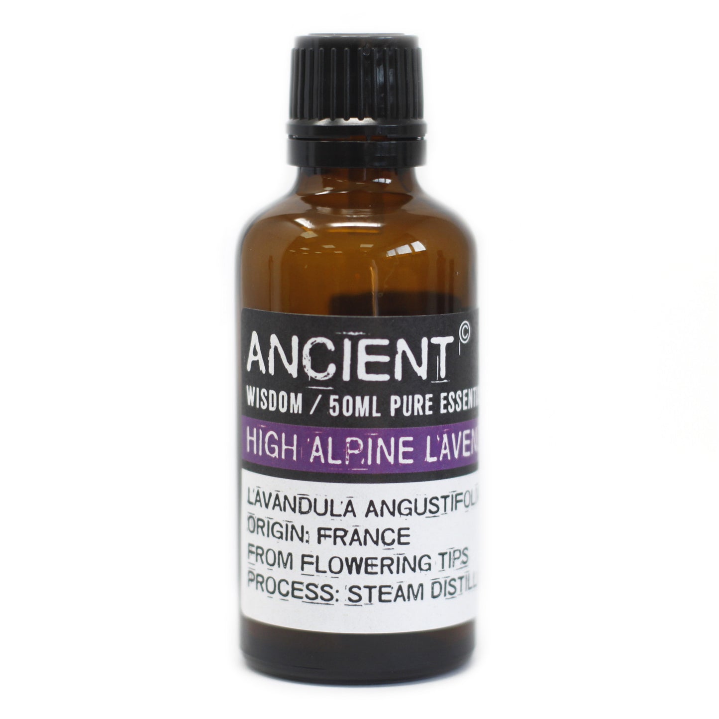 High Alpine Lavender Essential Oil 50ml bottle by Ancient Wisdom – Underground Allur