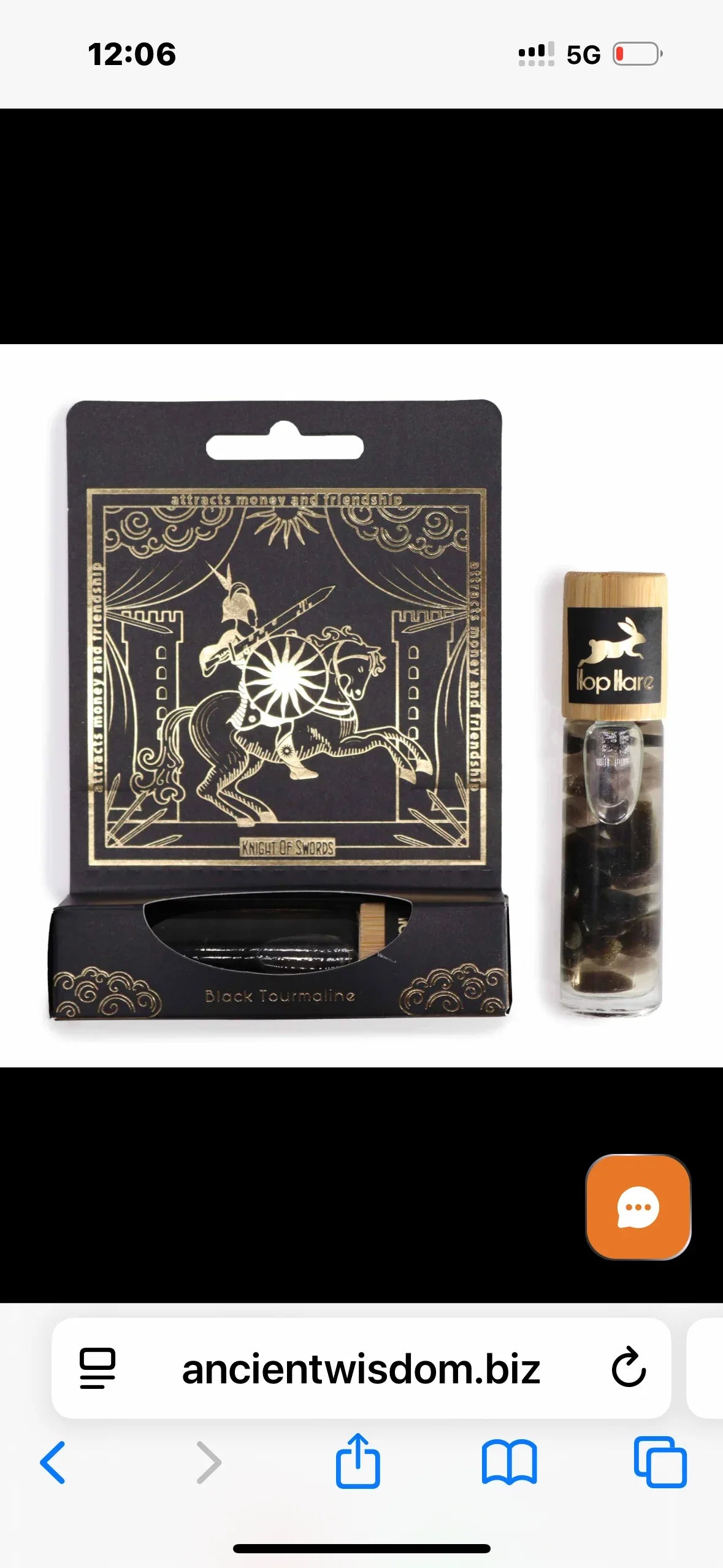 Gemstone Essential Oil Roll-On - Hop Hare Essex UK - Underground Allure