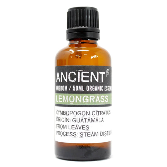 Lemongrass Essential Oil 50ml by Ancient Wisdom – Refreshing, Restorative & Ethically Sourced | Underground Allure - Underground Allure