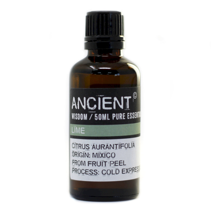 Lime Essential Oil 50ml bottle by Ancient Wisdom – Underground Allure Essex UK