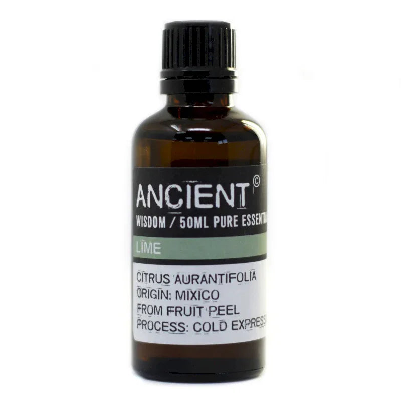 Lime Essential Oil 50ml by Ancient Wisdom – Zesty, Energising & Ethically Sourced | Underground Allure - Underground Allure