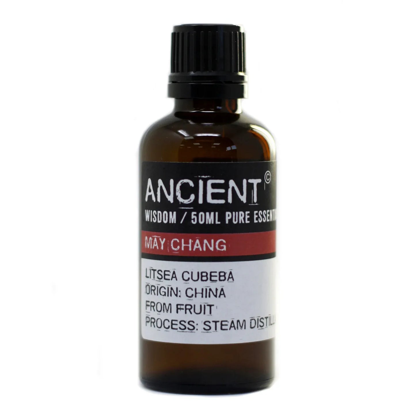 May Chang Essential Oil 50ml by Ancient Wisdom – Uplifting, Cleansing & Ethically Sourced | Underground Allure - Underground Allure