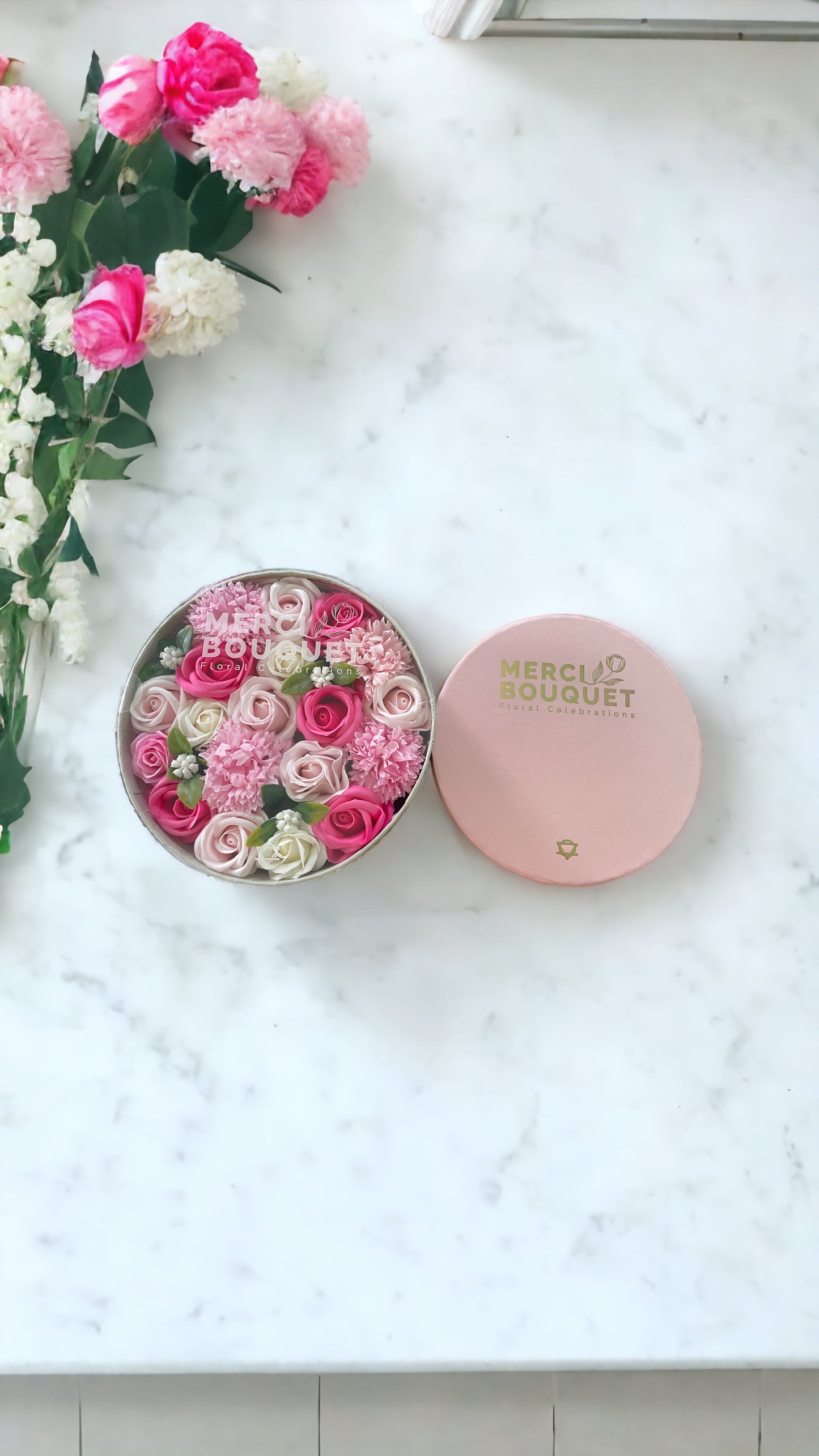 Round Box - Baby Blessings - Pinks