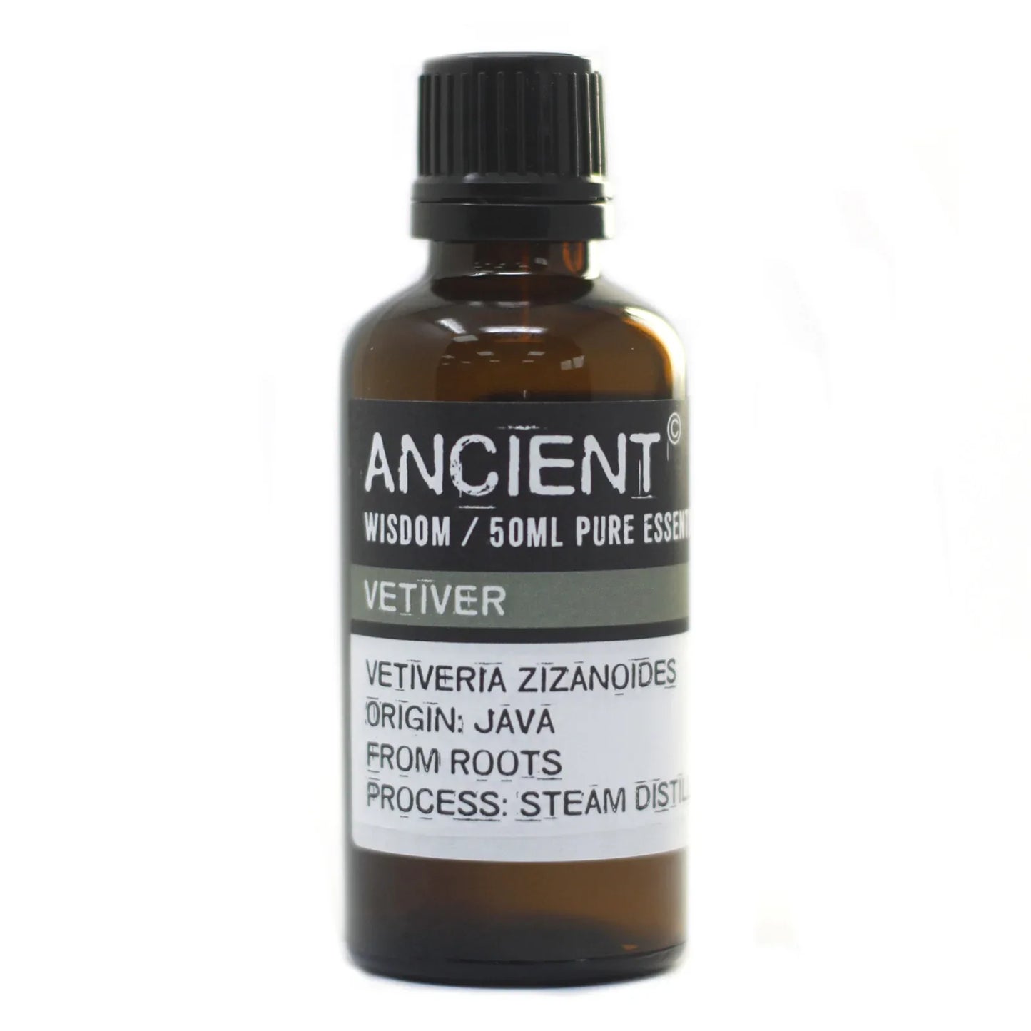 Vetiver Essential Oil 50ml by Ancient Wisdom – Pure, Calming & Ethically Sourced | Underground Allure - Underground Allure