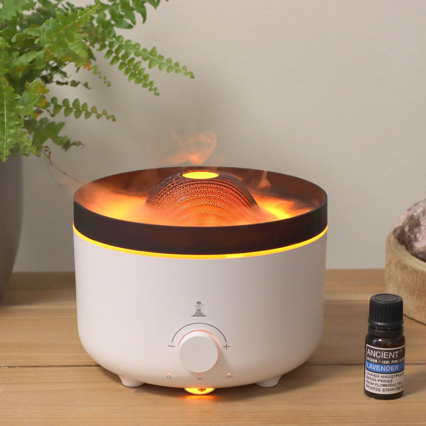 Large Volcano Effect Aroma Diffuser (plug) Two Colours - 560ml - Underground Allure