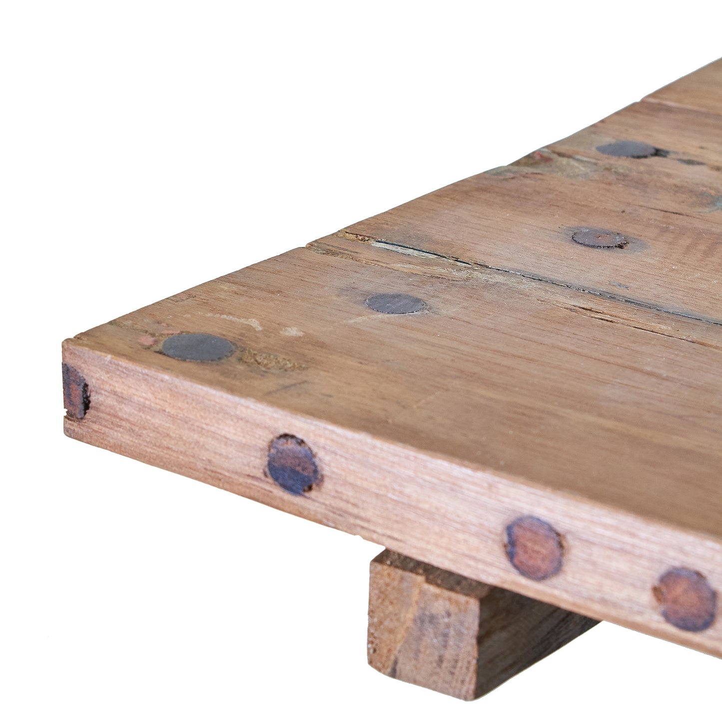 Square Folding Coffee Table - 50cm - Recycled Teak Wood