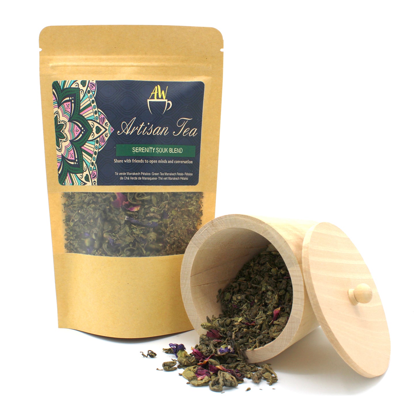 50g bag Of ASerenity Soulk Artisan tea