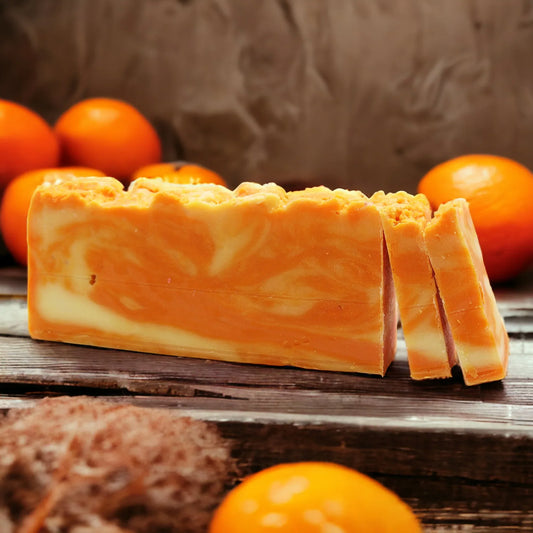 Orange - Olive Oil Soap Loaf - Underground Allure