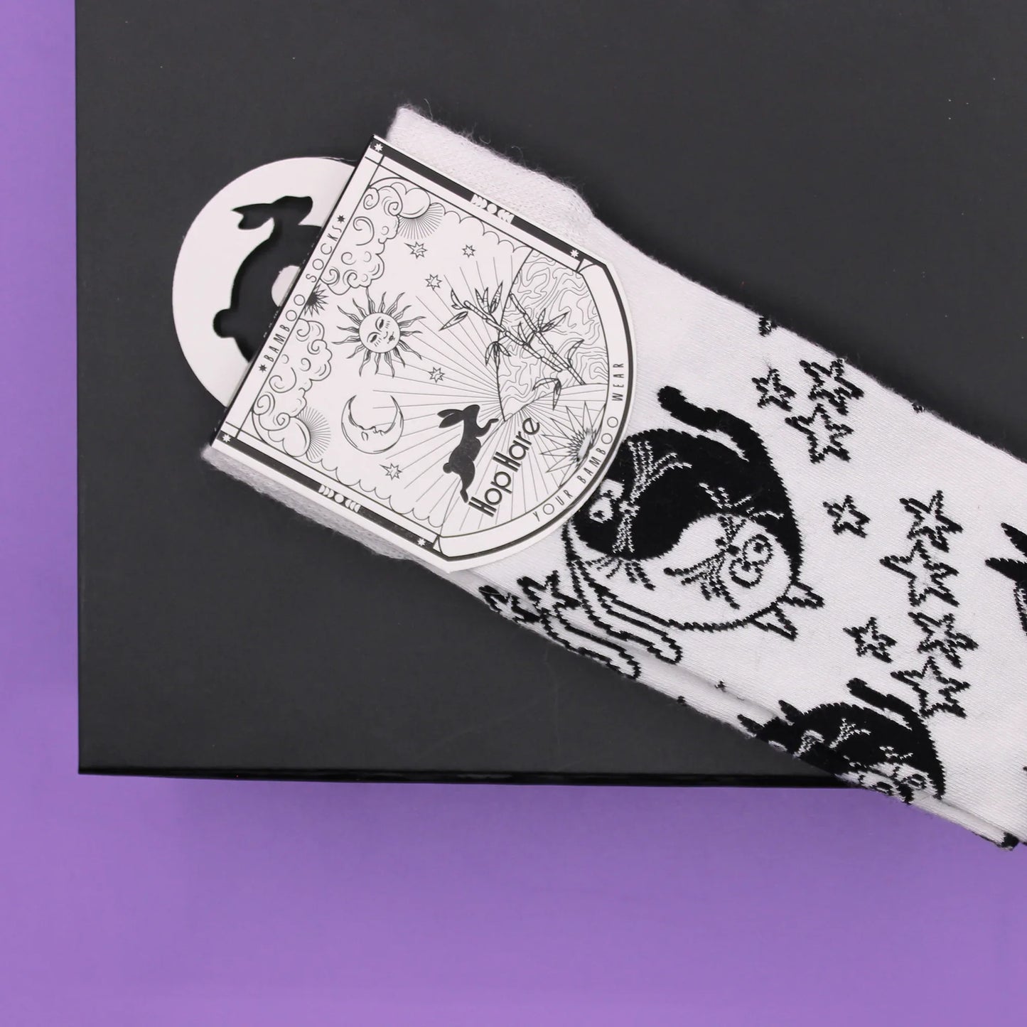 Hop Hare Bamboo Socks - Ying Yang - Underground Allure