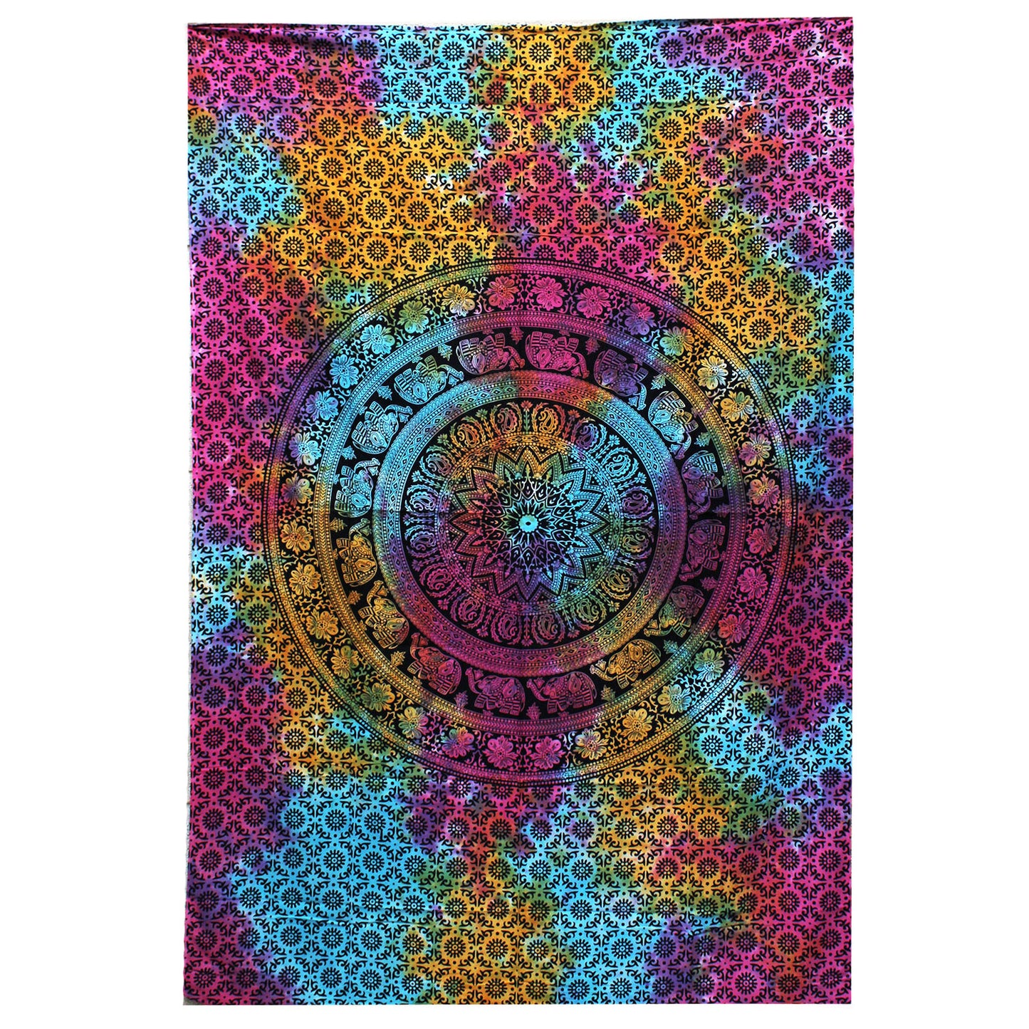 Bedspread Mandala Elephant
