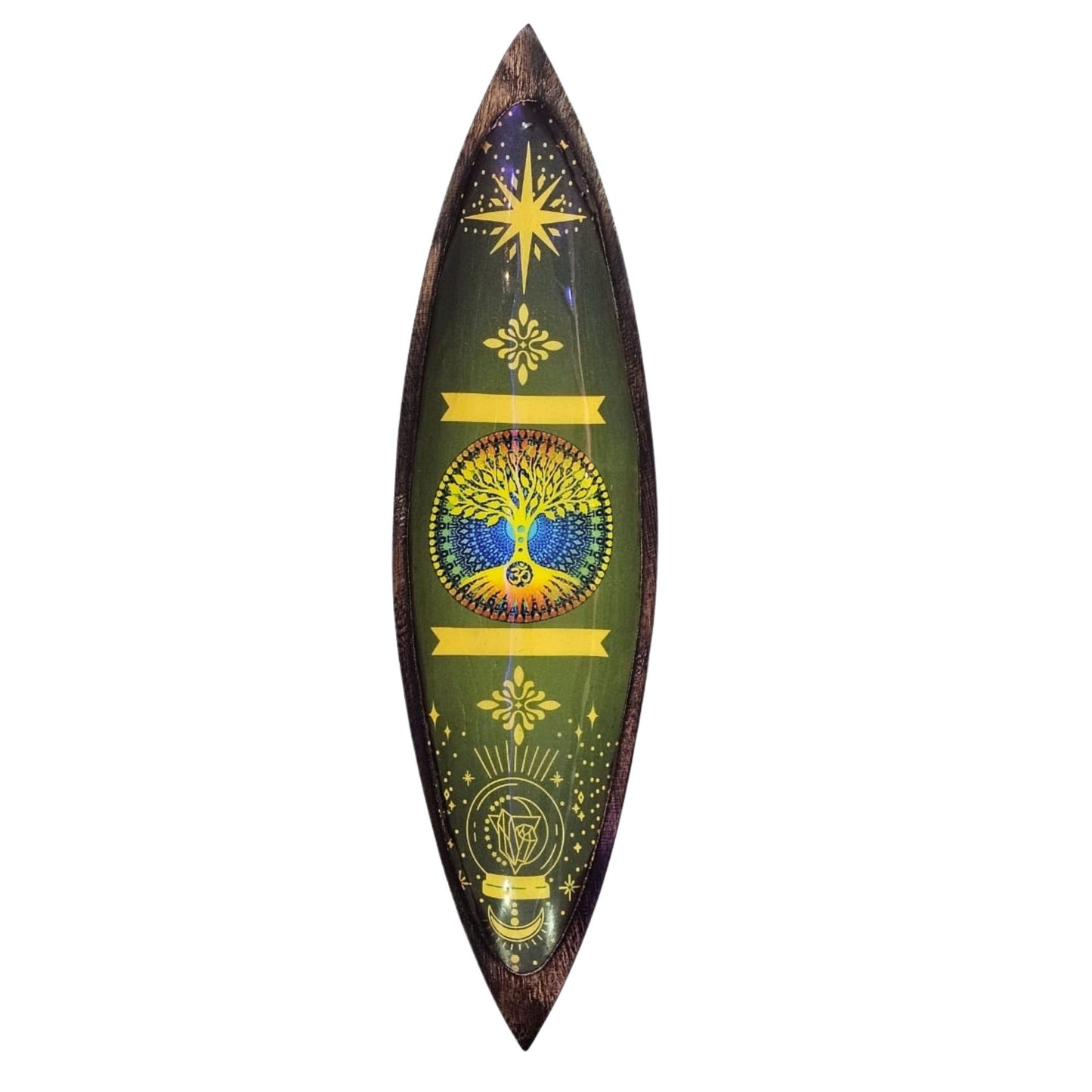 Enamel incense bowl with Tree of Life design.”