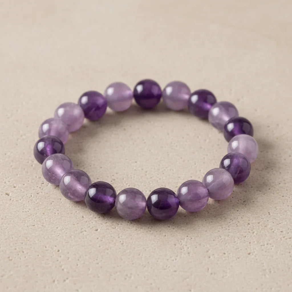 Amethyst Power Bracelet – Calm, Clarity & Protection - Underground Allure