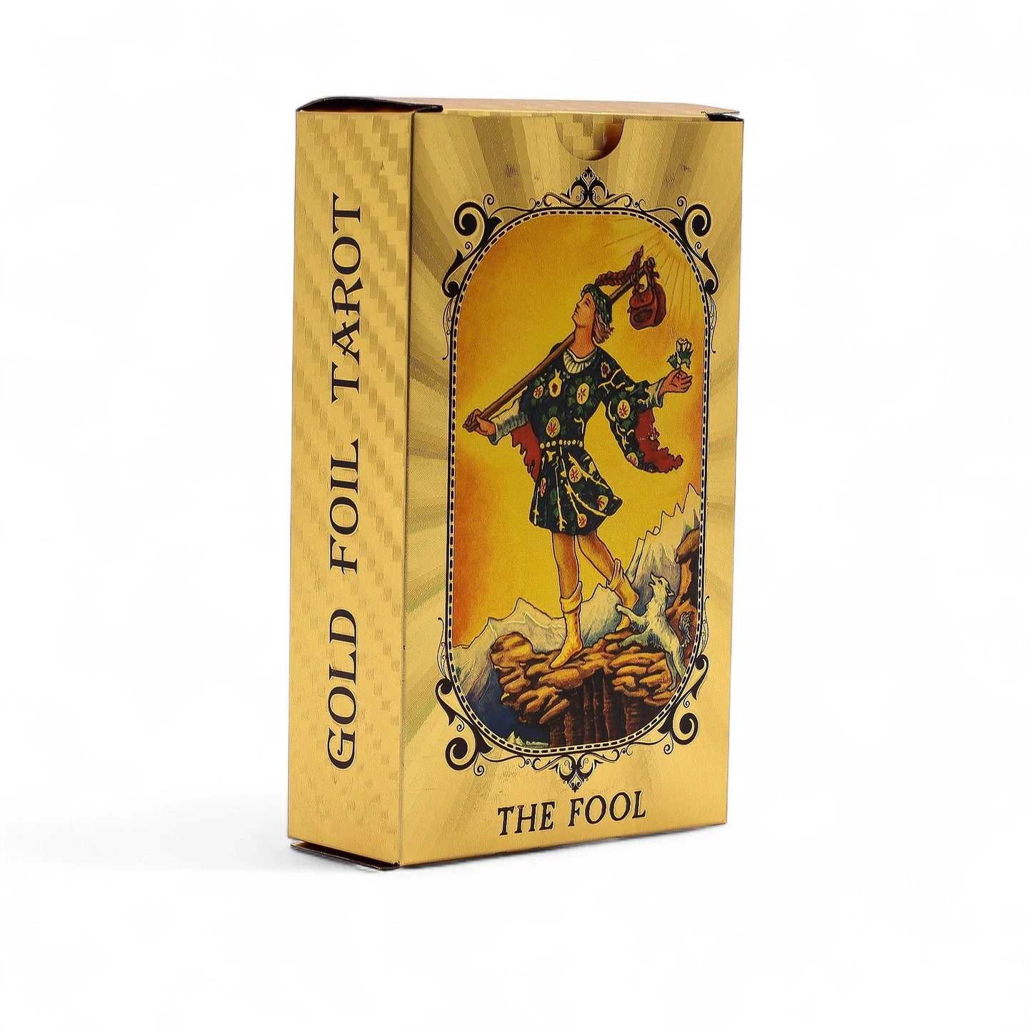Blue & Gold Foil Tarot Card Set – All Seeing Eye (with Guidebook) - Underground Allure