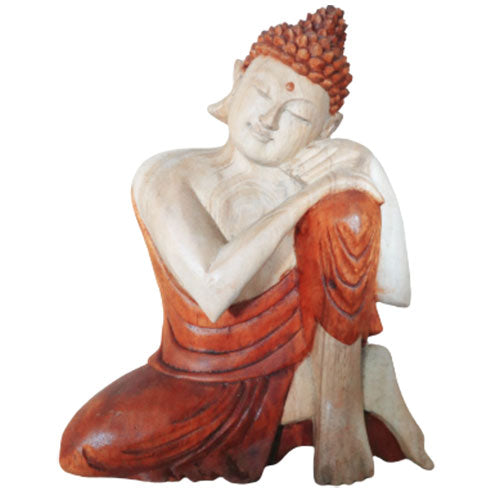 Buddha Statue Hand Carved - Meditation Figurine Essex UK