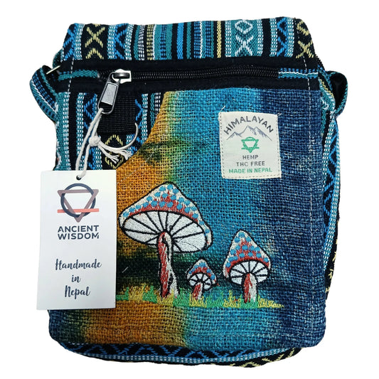Eco Hemp Cotton Bags - Handmade Natural Accessories - Underground Allure