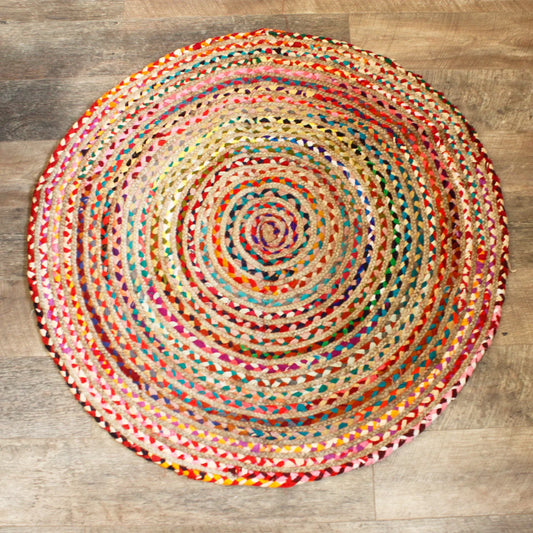 Round Jute Rugs - Handcrafted Sustainable Essex UK - Underground Allure