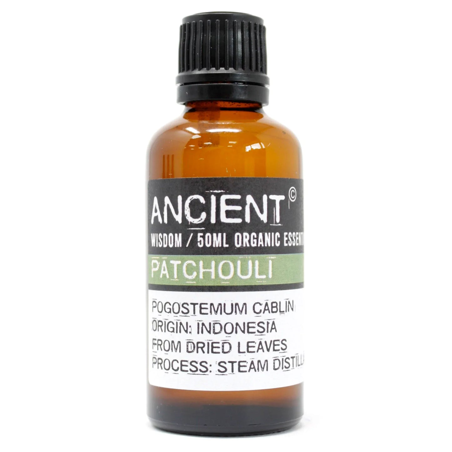 Patchouli Essential Oil 50ml by Ancient Wisdom – Pure, Balancing & Ethically Sourced | Underground Allure - Underground Allure