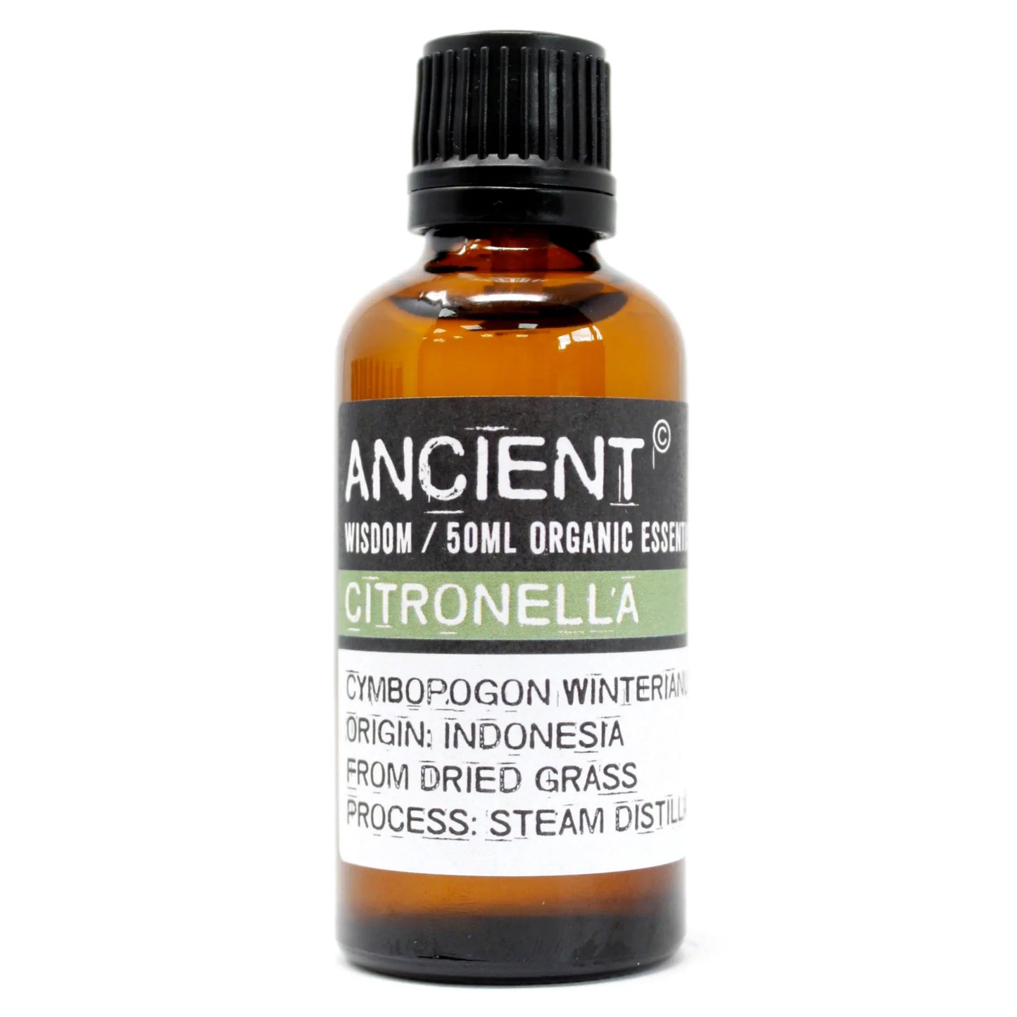 Citronella Essential Oil 50ml by Ancient Wisdom – Pure, Natural Insect Repellent | Underground Allure - Underground Allure