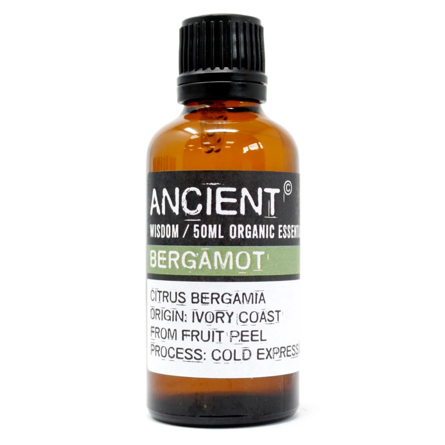 Bergamot Essential Oil 50ml by Ancient Wisdom – Pure, Uplifting & Ethically Sourced | Underground Allure - Underground Allure