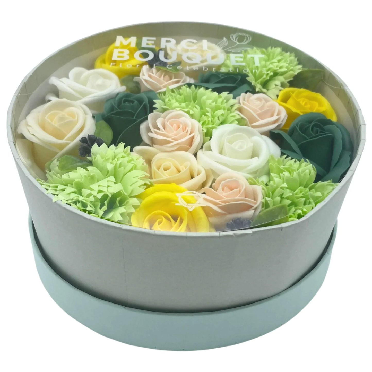Round Box - Spring Celibrations - Yellow & Greens - Underground Allure