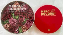 Soap Flowers Round Gift Box – Vintage Roses | Handmade & Cruelty-Free - Underground Allure