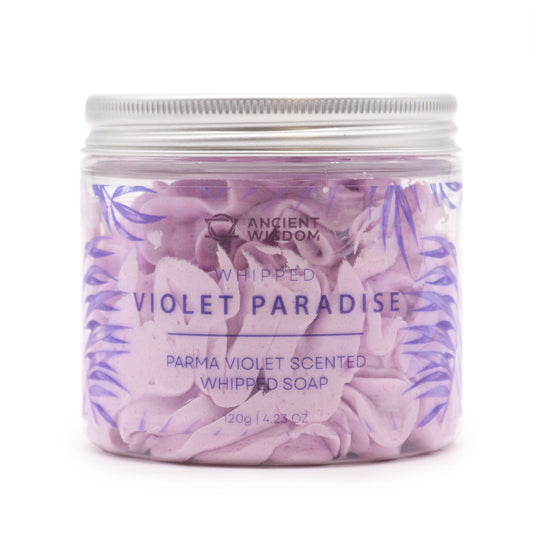 Violet Paradise Whipped Cream Soap 120g Underground Allure, Essex UK