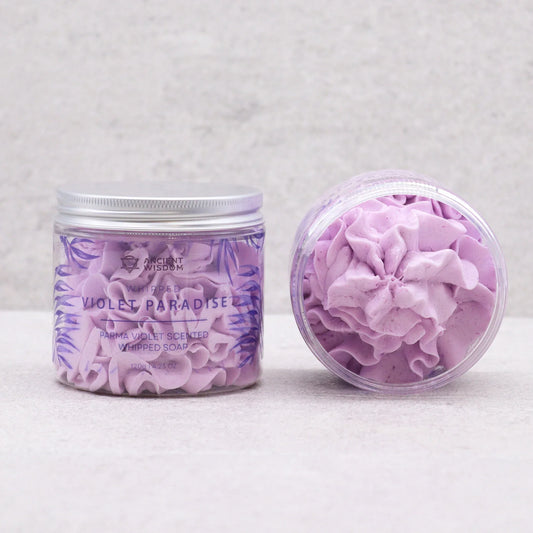 Parma Violet Whipped Cream Soap 120g - Underground Allure