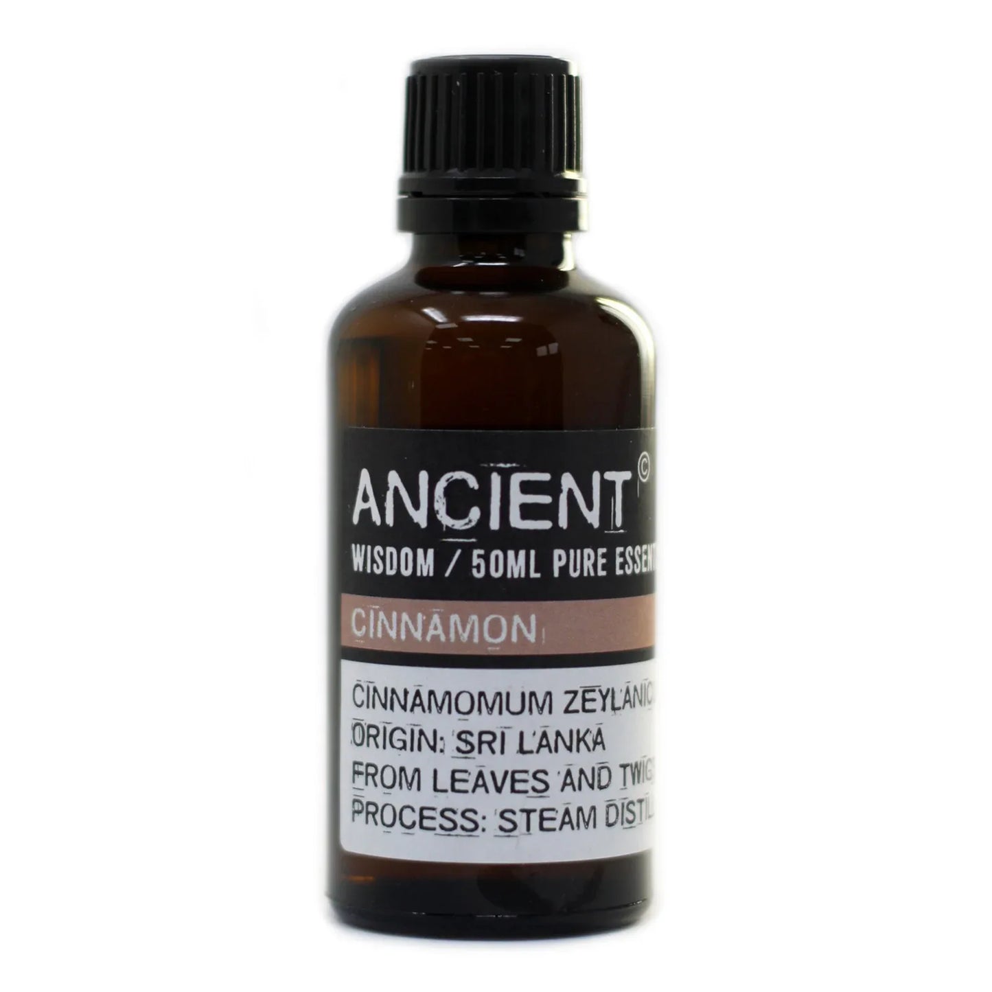 Cinnamon Essential Oil 50ml by Ancient Wisdom – Warming, Calming & Ethically Sourced | Underground Allure - Underground Allure