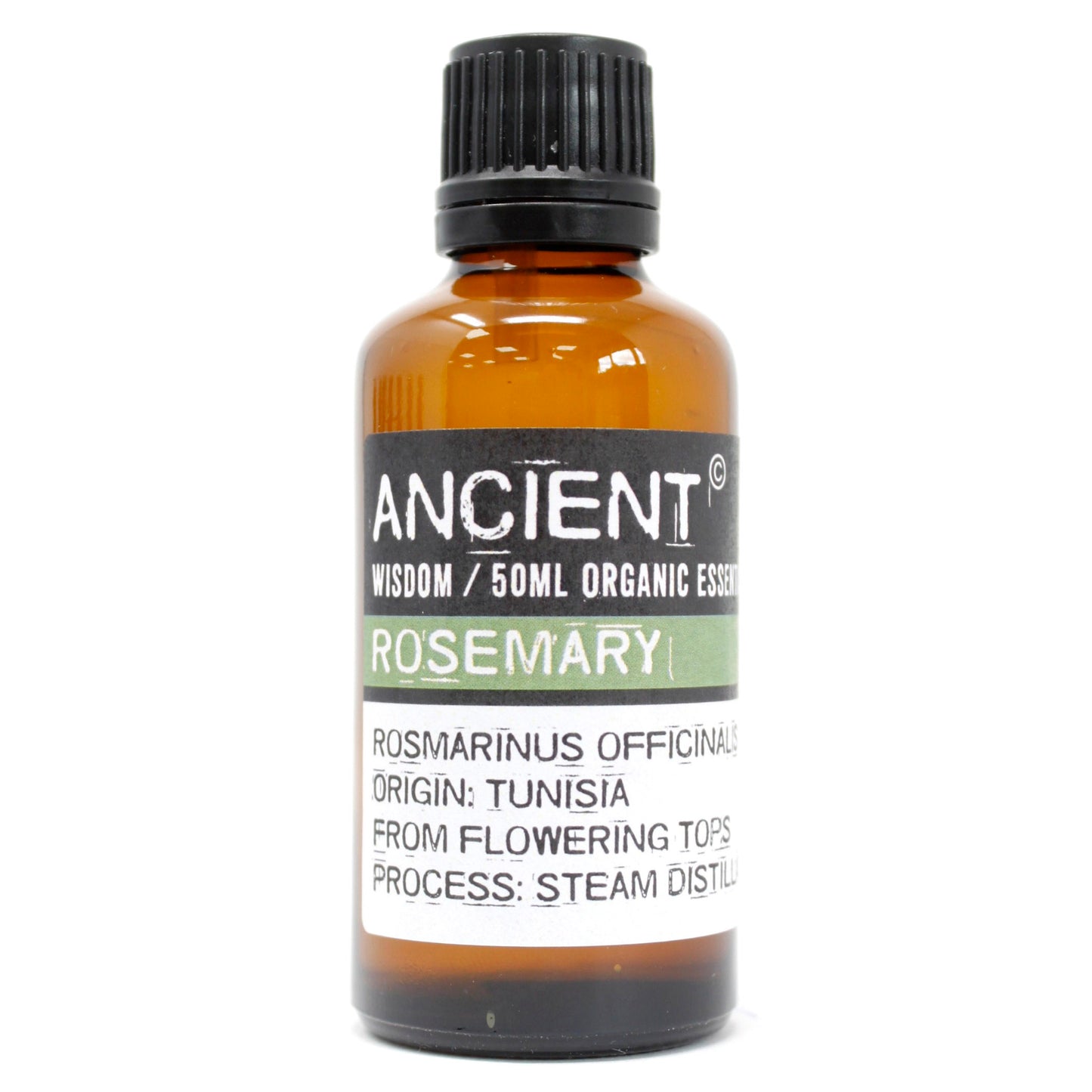 Organic Rosemary Essential Oil 50ml bottle by Ancient Wisdom – Underground Allure Essex UK