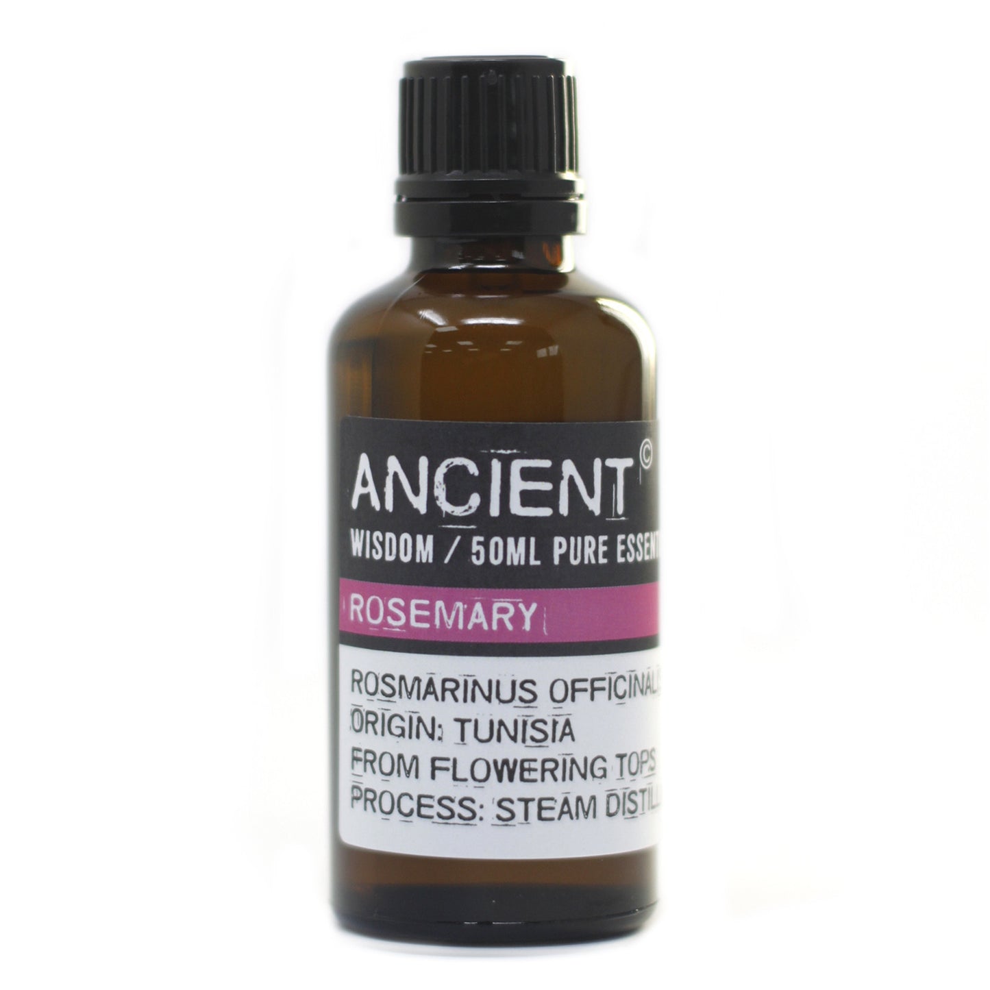Rosemary Essential Oil 50ml bottle by Ancient Wisdom – Underground Allure Essex UK
