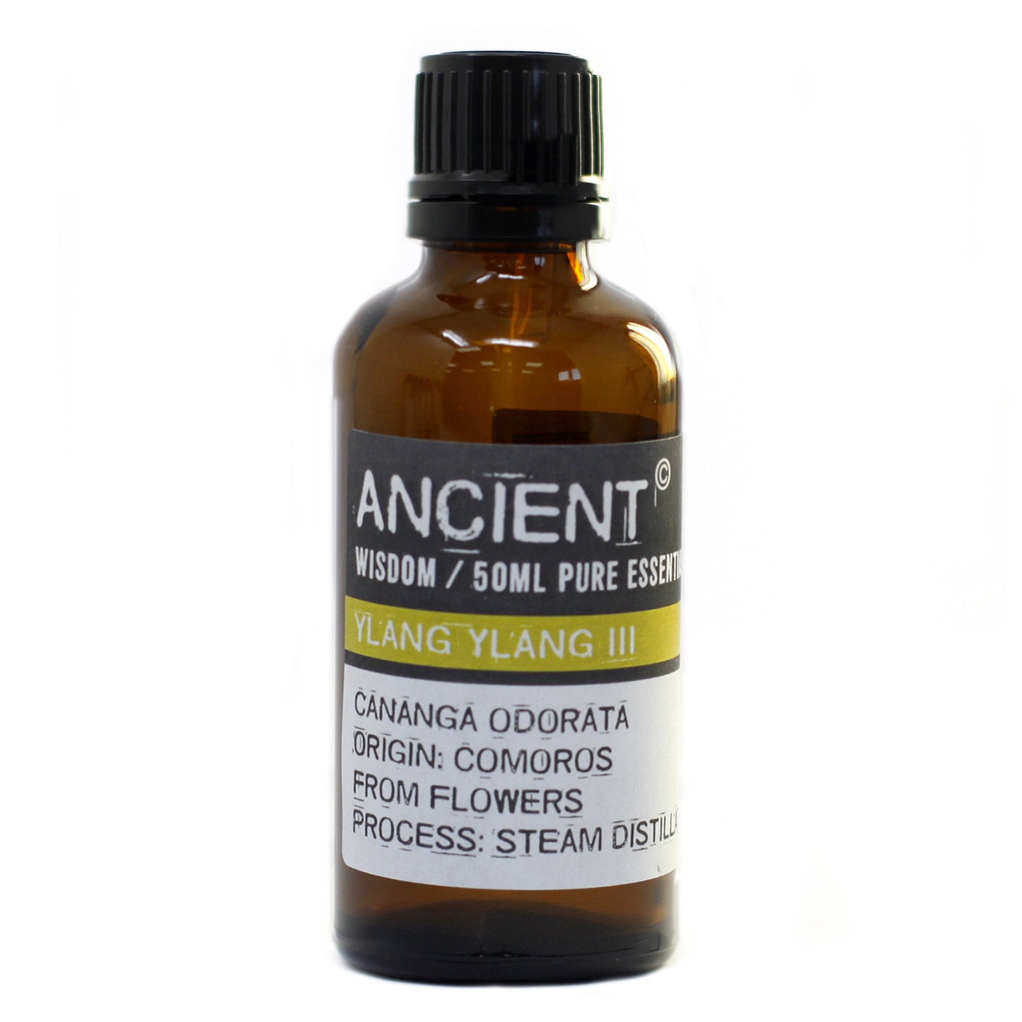 Ylang Ylang III Essential Oil 50ml bottle by Ancient Wisdom – Underground Allure