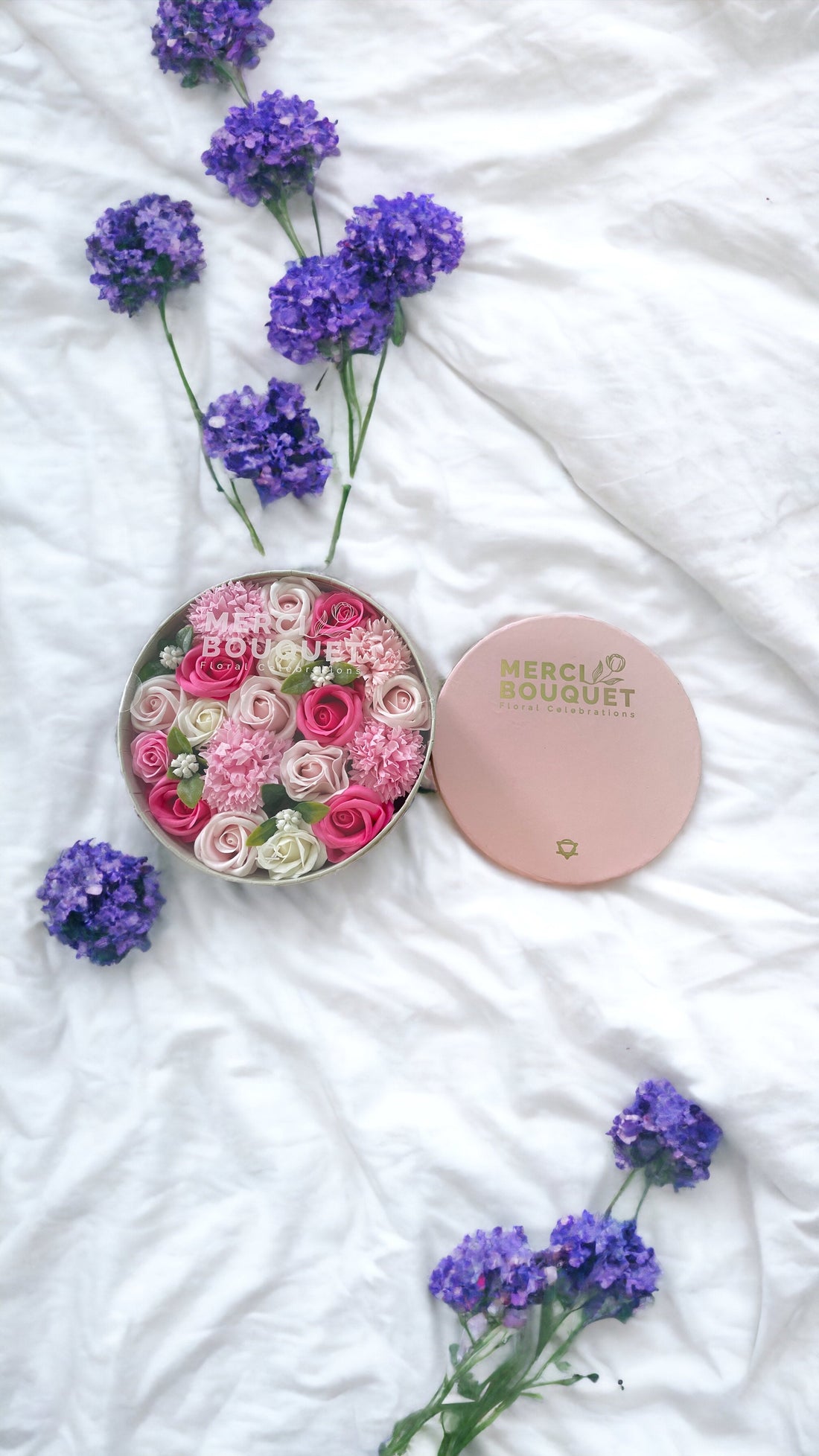 Delightful "Baby Blessings - Pinks" Soap Flowers - Underground Allure