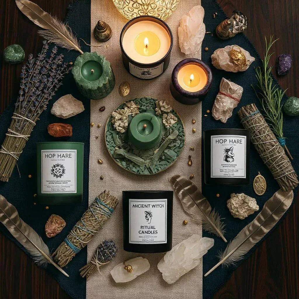 Artisan Candle Collection: Gemstones, Flowers & Rituals - Underground Allure