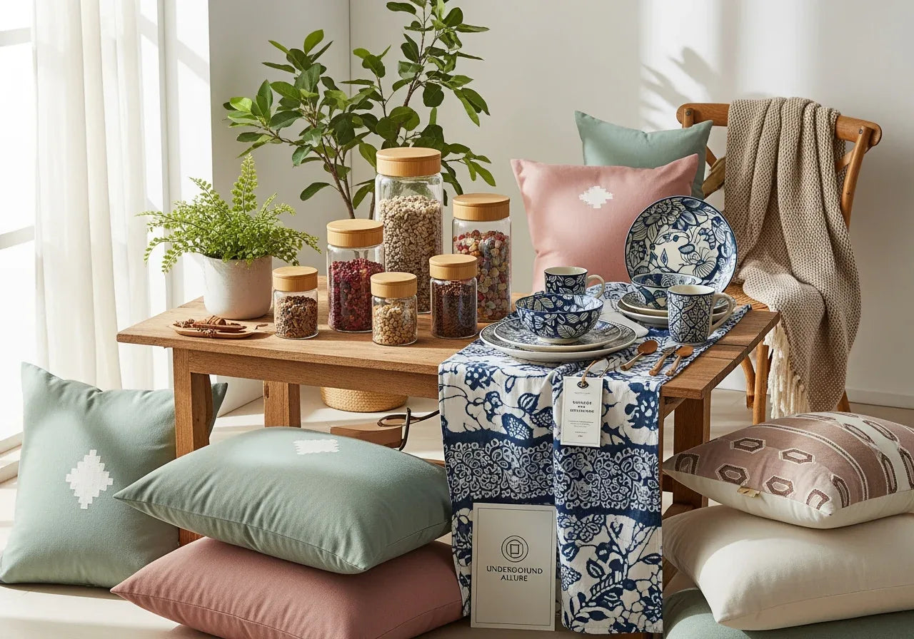 Home & Garden Collection – Eco-Friendly Soft Furnishings, Decor & More | Underground Allure UK - Underground Allure