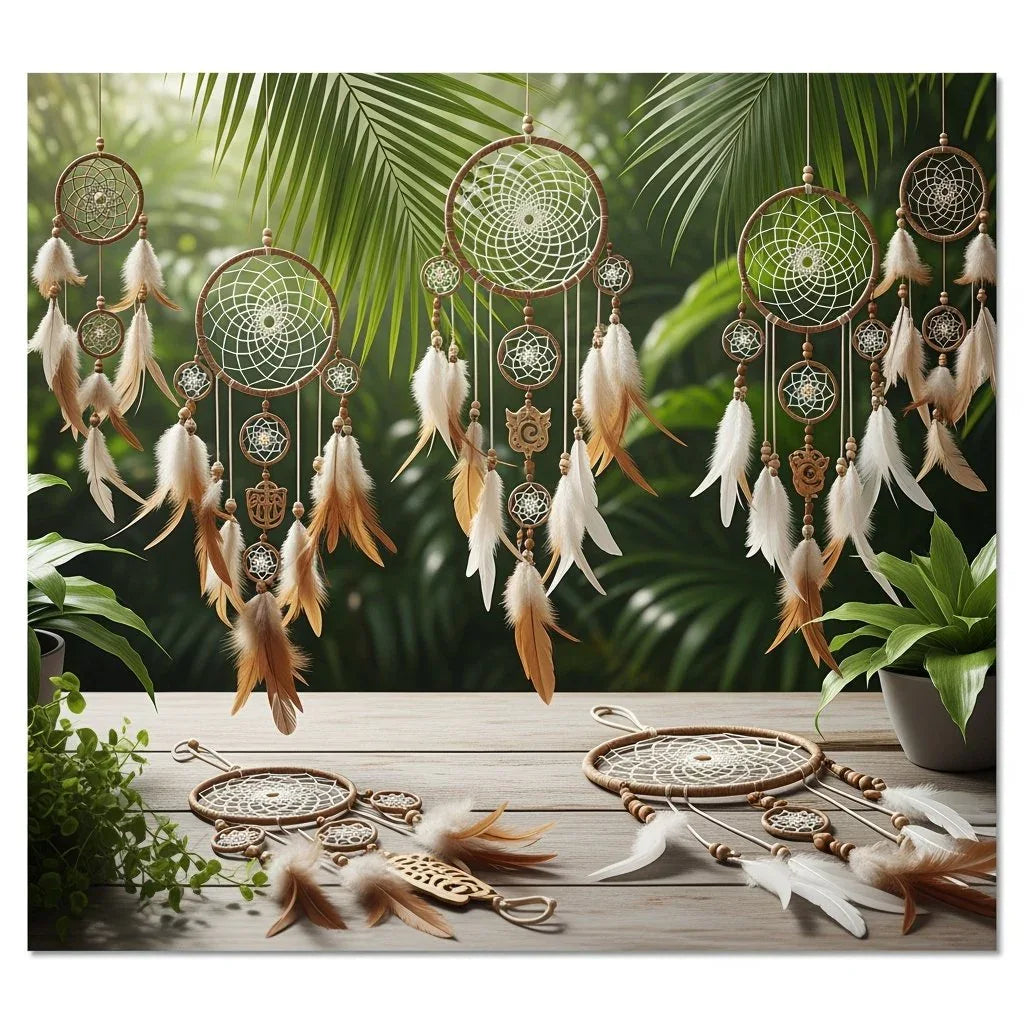 Bali Dream Catcher Collection – Handmade Bohemian Decor for Mindful Living - Underground Allure