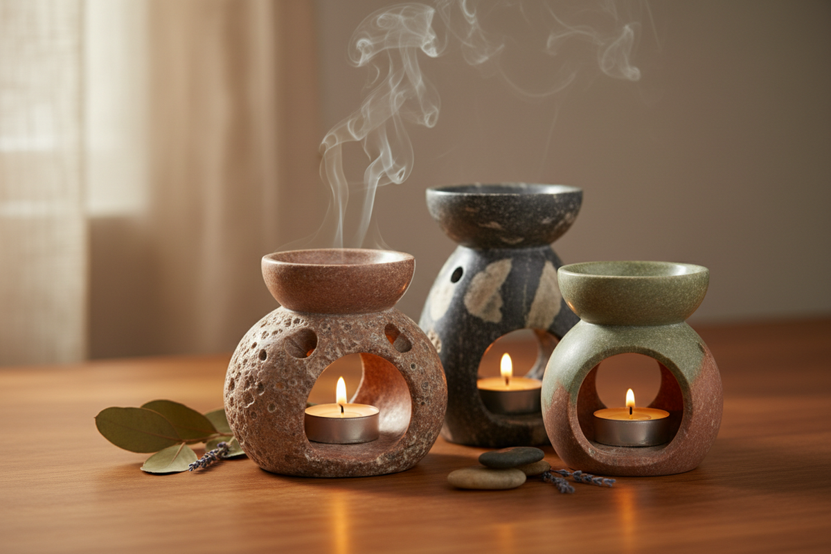 SOAPSTONE OIL BURNER