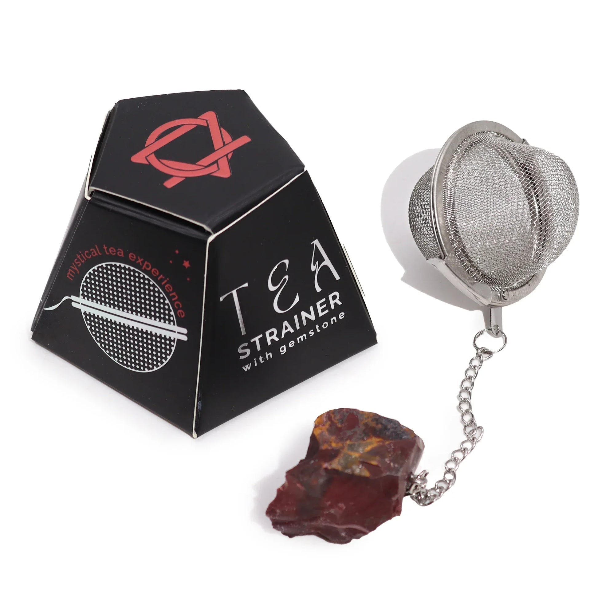 Raw Gemstone Crystal Tea Strainer – Mookaite - Underground Allure