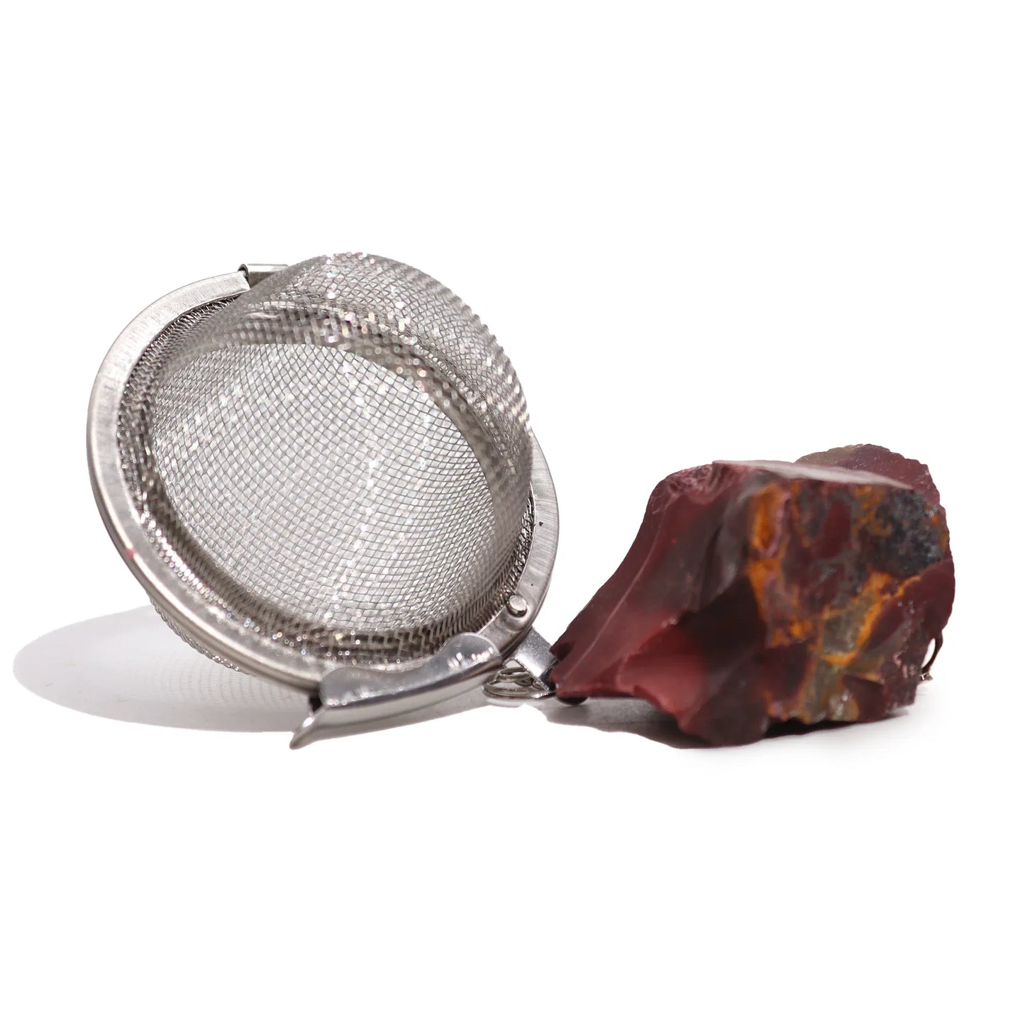 Raw Gemstone Crystal Tea Strainer – Mookaite - Underground Allure