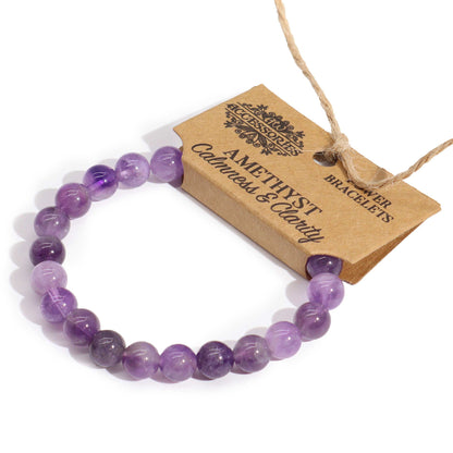 Amethyst Power Bracelet – Calm, Clarity & Protection