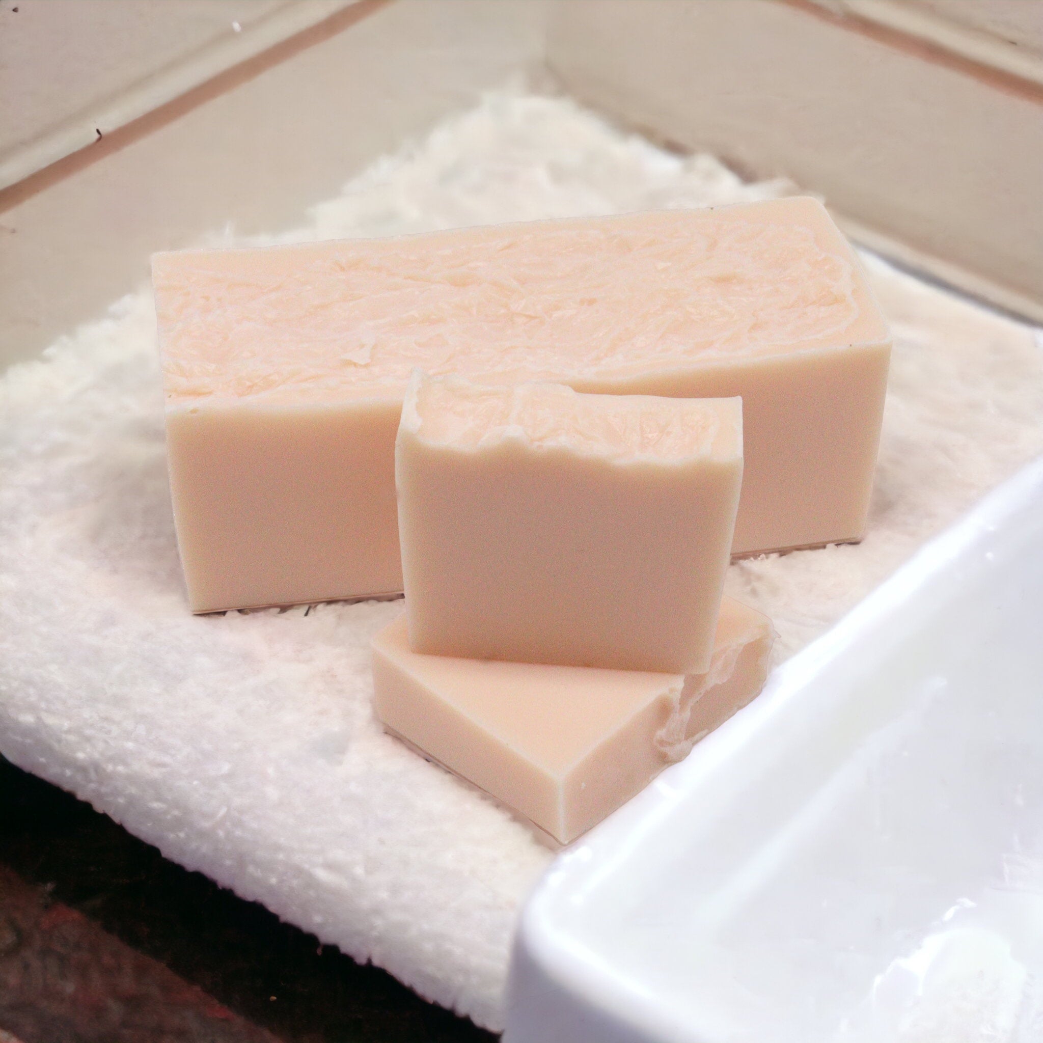 Peach Orchid Soap Bar - Per Slice / Loaf