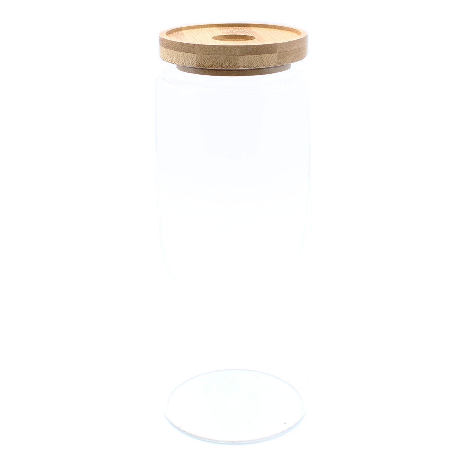 25cm Round Glas Jar on a white background