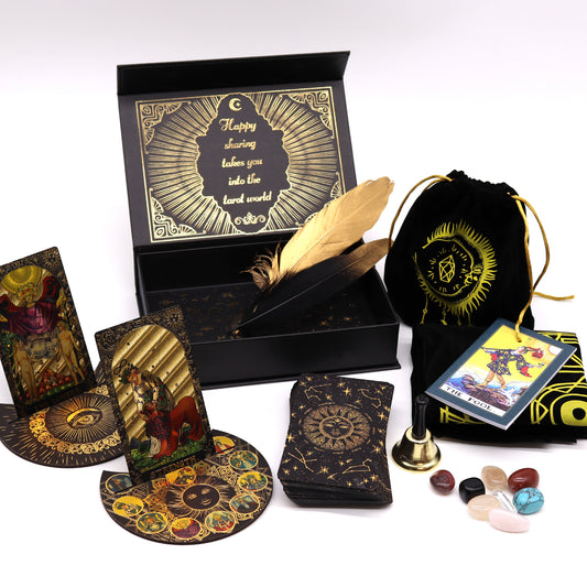 Gold Foil Tarot – Let the Magic Begin – Gift Set