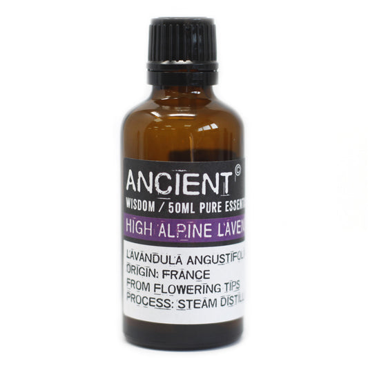High Alpine Lavender Essential Oil 50ml bottle by Ancient Wisdom – Underground Allur