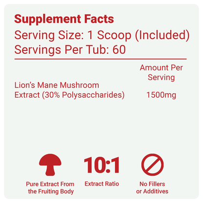 Lion's Mane Mushroom Supplement