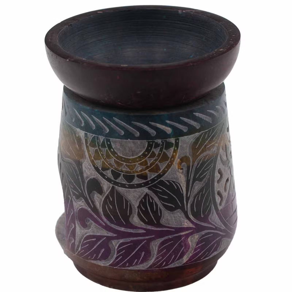 Large Elephant Soapstone Oil Burner - Five Colours