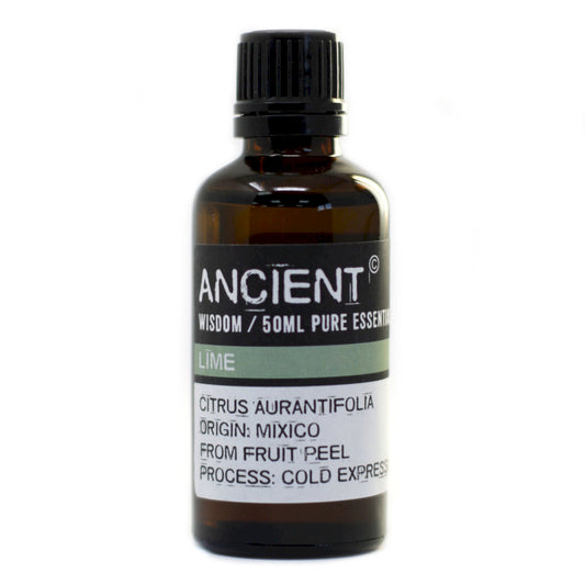 Lime Essential Oil 50ml bottle by Ancient Wisdom – Underground Allure Essex UK